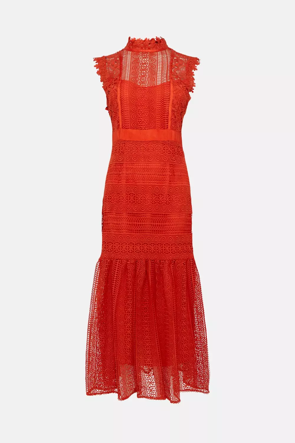 Karen millen lace insert pencil dress sale